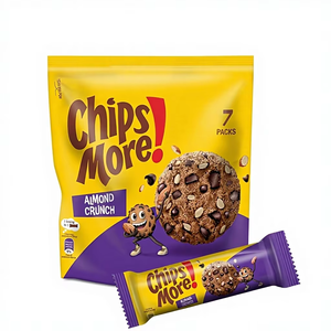 Combo Multipack de Galletas Chipsmore Almond Crunch, Chocolate Semi-Suave Moldeado, Chocolate Negro de Alta Calidad, Malasia - Product Image 1