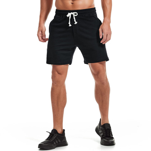 Shorts unisexes en molleton français style unique, broderie personnalisée, taille élastique, vêtements de jogging pour hommes. - Product Image 3