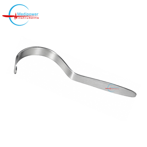 Retractor de Tejido Quirúrgico Pediátrico Curvo de Acero Inoxidable Baby Deaver - Instrumentos de Cirugía Plástica OEM - Product Image 3