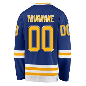 Camiseta de Hockey sobre Hielo Sublimada Personalizada, Uniformes de Equipos Internacionales para Hombres, Mujeres y Jóvenes, Ajuste Personalizado, Ropa de Hockey sobre Hielo de Alta Calidad - Product Image 3