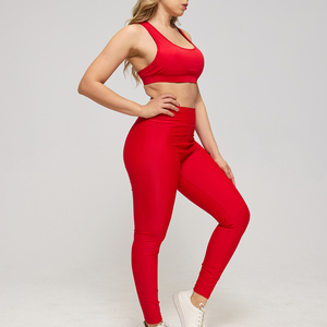 Conjunto Deportivo de Yoga y Fitness para Mujer, Leggings de Cintura Alta de Nailon y Spandex, Bra Deportivo de Compresión de Alta Calidad - Product Image 3