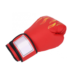 Guantes de Boxeo MMA Sanda de 2 Colores, Profesionales, Transpirables, de Cuero, con Correa de Muñeca Ajustable y Cierre de Gancho y Bucle, para Niños - Product Image 4