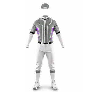 Customized Outdoor Training Gear Digital Printed Matching Set Sublimation Baseball & Softball Uniform Sets For Adults Wear - Product Image 5