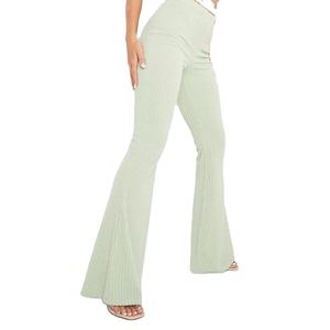 Pantalon de survêtement droit en molleton pour femme, 100 % coton, écologique, séchage rapide, coupe large, décontracté, pour le sport - Product Image 1