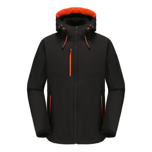 <b>Men</b>’s Custom Logo Fleece Softshell <b>Jacket</b>, Windproof Waterproof Outdoor Work Uniform, Warm Sports Hiking <b>Jacket</b> <b>for</b> Winter - Product Image 3