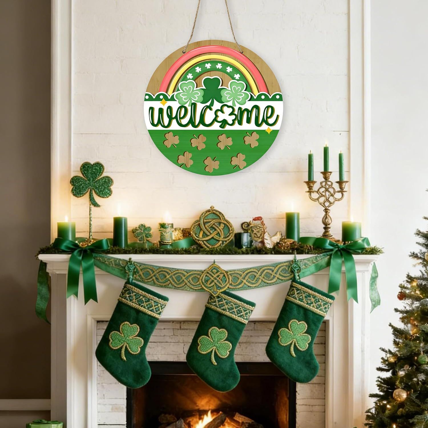 Rainbow Shamrock Cover Color