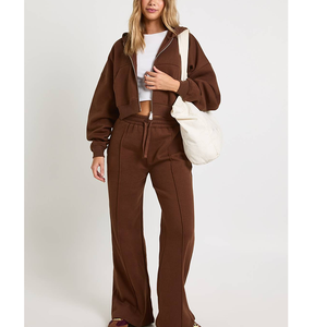 Conjunto Deportivo de Fútbol 2026 para Mujer, 2 Piezas, Secado Rápido, Chaqueta Holgada con Cremallera, Uniforme de Fútbol, Transpirable, Forro Polar para Invierno - Product Image 4