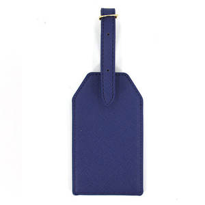 Étiquette de bagage personnalisée en cuir Crazy Horse, étiquette de voyage en cuir véritable pour carte d'embarquement - Product Image 2