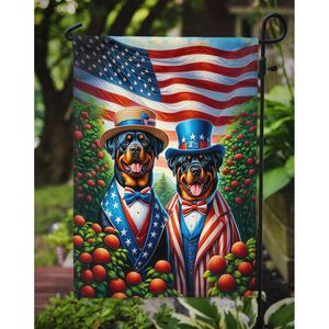 ร็อทไวเลอร์อเมริกันทั้งหมดธงตกแต่งสวนกล่องจดหมายธงสำหรับลานงานศิลปะเตียงดอกไม้ขนาดสำหรับลาน - Product Image 3