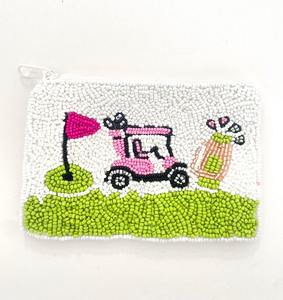 Porte-monnaie miniature unisexe fait main avec broderie perlée, écologique, durable, avec citation amusante pour maman, fermeture éclair, personnalisé, tendance et de haute qualité - Product Image 1