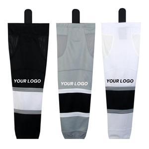 Chaussettes de hockey sur glace de qualité supérieure, 100 % polyester, respirantes, écologiques, à compression, avec semelle personnalisée pour une performance maximale. - Product Image 6