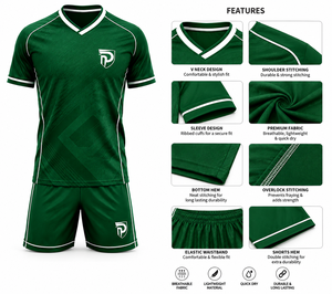 Uniforme de Fútbol Dumela International para Hombre, Jersey Deportivo de Verano, Manga Corta, Color Sólido, Secado Rápido, Transpirable, Cómodo, Poliéster - Product Image 6
