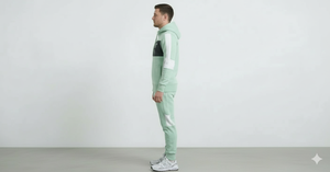 Heavyweight Men Sweat Suit Rexfit Sports Cotton Oversized Hoodie and Sweatpants Set Premium Tracksuit Men Summer Streetwear - Product Image 3