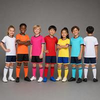 2627 Set Jersey & Celana Pendek Sepak Bola Cepat Kering Klub Sekolah AW untuk Anak Muda, Desain Rompi Gratis, Satu Set, Harga Grosir, Keuntungan Harga