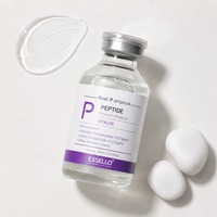 Sérum Visage Anti-Rides Coréen aux Peptides, Ampoule Éclat Boostant, Soin Apaisant, Sérum Revitalisant pour la Peau, Ampoule Raffermissante pour le Visage