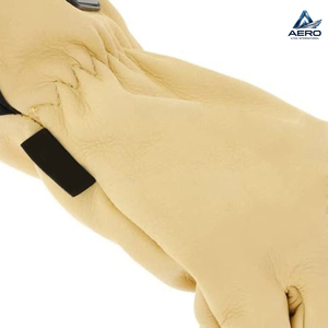 Guantes de Trabajo de Cuero Genuino Resistentes a la Abrasión, Ajuste Ergonómico, para Manipulación Industrial y Mecánica, de Alta Resistencia - Product Image 4