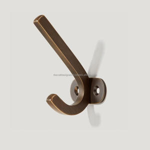 Golden Brass <b>Hook</b> <b>Bathroom</b> Door Mount Hardware <b>Hooks</b> Multifunctional Design Luxury Wall <b>Hook</b> & Holder Cheap Price - Product Image 5