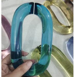 Chaînes en résine personnalisées peintes à la main, écologiques, sur le thème de l'amour, pour la décoration de la maison, avec une grande transparence et différentes couleurs au choix - Product Image 6