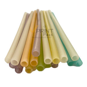 Biodegradable 6mm-7 3/4 papel Kraft arroz pajitas cajas rígidas 50 unidades comida leche personalizable pedido Vietnam - Product Image 4