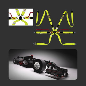 Harnais haute performance FIA 8853 2016 TBRACING OEM ODM, personnalisation de marque en usine, boucle intégrée, ajustement à faible pression - Product Image 1