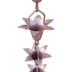 Exquisita cadena de lluvia de metal que convierte cada caída de agua en una cascada fascinante, fusionando arte, sonido y movimiento. - Product Image 5