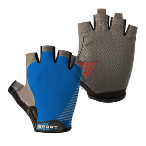 Guantes de Ciclismo Transpirables Personalizados para Verano, Hechos con Tela Elástica, Cuero Sintético, Impresión de Silicona, Pantalla Táctil, para Carreras - Product Image 1