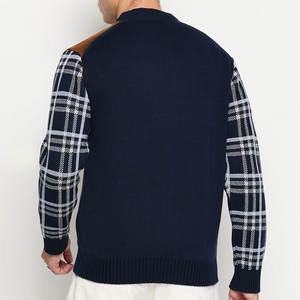 Suéter de Cuello Alto para Hombre, Color Sólido, Tejido, Antiencogimiento, Calidad Premium, Diseño Único OEM, Corte Ajustado, 100% Algodón, Precio al por Mayor - Product Image 4