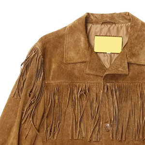Customized High Quality New Design Men <b>Suede</b> Leather <b>Jacket</b> New Fashionable Adult Size High Quality Men <b>Suede</b> Leather <b>Jacket</b> - Product Image 2