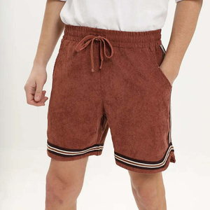 Shorts de sport pour hommes pour un usage décontracté, shorts en coton à manches courtes tendance pour hommes avec couleur personnalisée - Product Image 1