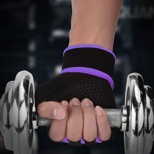 Best Quality Durable Non-Slip Waterproof Breathable Unique Design Half Finger Weightlifting Fitness <b>Gloves</b> - Product Image 5