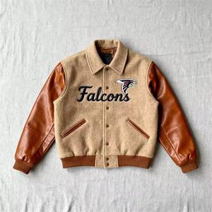 Chaqueta Bomber Slim Fit Ecológica con Bordado de Halcón para Hombre, Estilo Casual de Otoño, Cuello Camisero, Cierre de Botones - Product Image 2