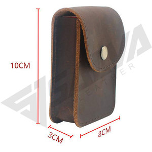 Étui à cartes en cuir véritable avec fermeture à pression, étui de voyage, cadeaux pour joueurs de poker, sac à cartes gravé - Product Image 6