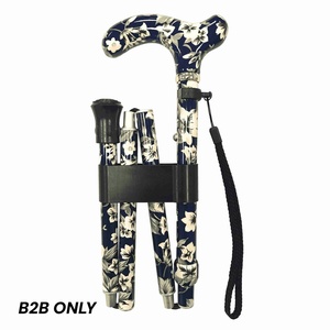 ไม้เท้าอลูมิเนียมลายดอกไม้น้ำหนักเบา,สำหรับชายชรา - Product Image 2