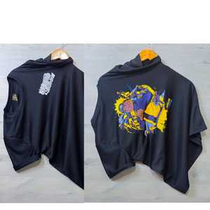 T-shirts personnalisés en coton à manches courtes coupe ajustée de haute qualité fabriqués en Inde motif solide brodé demande d'impression personnalisée - Product Image 6