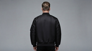 Blouson Bomber Personnalisé Greek Wear Sorority Products Entièrement Zippé avec Poignets Côtelés Vêtement d'extérieur Décontracté pour l'Université - Product Image 3