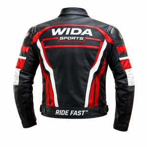 เสื้อแจ็คเก็ตหนังสำหรับขี่มอเตอร์ไซค์คุณภาพสูงแบบสั่งทำพิเศษ พร้อมอุปกรณ์ป้องกัน สำหรับขี่มอเตอร์ไซค์ ผลิตในสหรัฐอเมริกา ขายส่งจากโรงงานผู้ผลิต OEM - Product Image 2