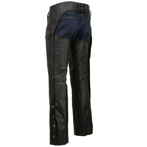 Mini-chaps en cuir pour l'équitation, différents modèles, couleurs personnalisées, logo sur mesure, chaps en cuir de haute qualité pour hommes - Product Image 4