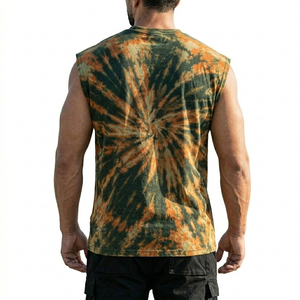 Nouveau débardeur tie-dye style hip-hop 2026, coupe ample, décontracté, sans manches, design personnalisé, séchage rapide et respirant - Product Image 3