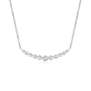 Colgante de Diamante Cultivado en Laboratorio para Mujer, Corte Brillante, Estilo Clásico, Joyería para Fiestas y Bodas, Oro de 10K/14K/18K y Plata 925/935 - Product Image 3