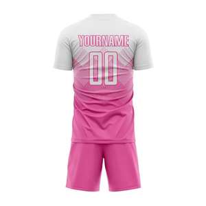 Maillot de football élégant et de haute qualité, respirant, léger, à séchage rapide, à manches courtes, avec short, uniformes de football, vêtements de football - Product Image 3