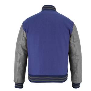 2026 Wholesale Custom latest designs Long Sleeve Winter <b>Jacket</b> <b>Plain</b> Blank <b>Varsity</b> Letterman <b>Jacket</b> for men - Product Image 6