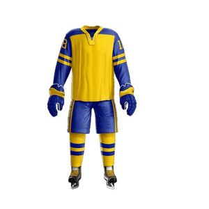 Ensemble d'uniformes de hockey personnalisables, vert marine uni, manches longues, tissu respirant en coton/fibre de bambou, grandes tailles, vêtements pour femmes adultes - Product Image 6