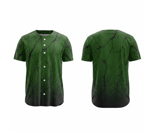 เสื้อเบสบอลแบบซับลิเมชั่นสั่งทำพิเศษ ผู้จัดจำหน่ายขายส่ง |   ชุดเบสบอลทีมพร้อมโลโก้และหมายเลขแบบกำหนดเอง |   ฐานผ้าโพลีเอสเตอร์ที่ระบายอากาศได้ดี - Product Image 2