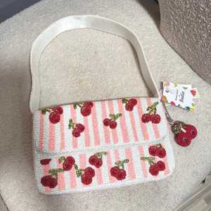 Nuevo bolso de hombro para mujer con cuentas de cereza, viral - Product Image 3