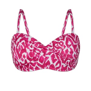 ชุดบิกินี่ลายดอกไม้สีสันสดใส ชุดว่ายน้ำผู้หญิงลายพิมพ์สดใส ชุดว่ายน้ำสองชิ้นสีสันสดใสสำหรับปาร์ตี้ริมชายหาดในฤดูร้อน - Product Image 4