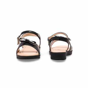 Sandale à talons noirs CL7161 Chaussures confortables de style décontracté - Product Image 2