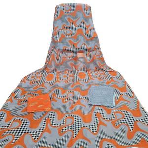 Colección A.K.TRENDY Alemania Dirac Gogra Garbasar Conjunto de 3 Piezas de Algodón y Elastano con Encaje, Cinta y Estampado Floral de Lujo Ecológico - Product Image 1