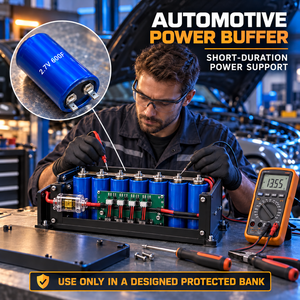 Supercondensateur 2,7 V 600 F à cellule plate, haute puissance, stockage d'énergie, <span class=keywords><strong>condensateur</strong></span> tampon automobile, charge rapide, super <span class=keywords><strong>condensateur</strong></span> Farad - Product Image 5