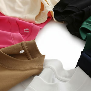 เสื้อยืดฮิปฮอปสั่งทำพิเศษ ผ้าคอตตอน 100% หนานุ่ม แห้งเร็ว ทรงหลวม ล้างสีแบบแอซิดวอช เสื้อยืดผู้ชายสไตล์วินเทจทรงโอเวอร์ไซส์ - Product Image 1