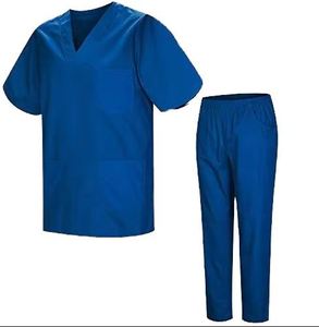 Conjunto de Uniforme Médico de Mezclilla Ligero y Cómodo con Tecnología Antiestática y Costuras Sin Costuras para Doctores y Hospitales - Product Image 4